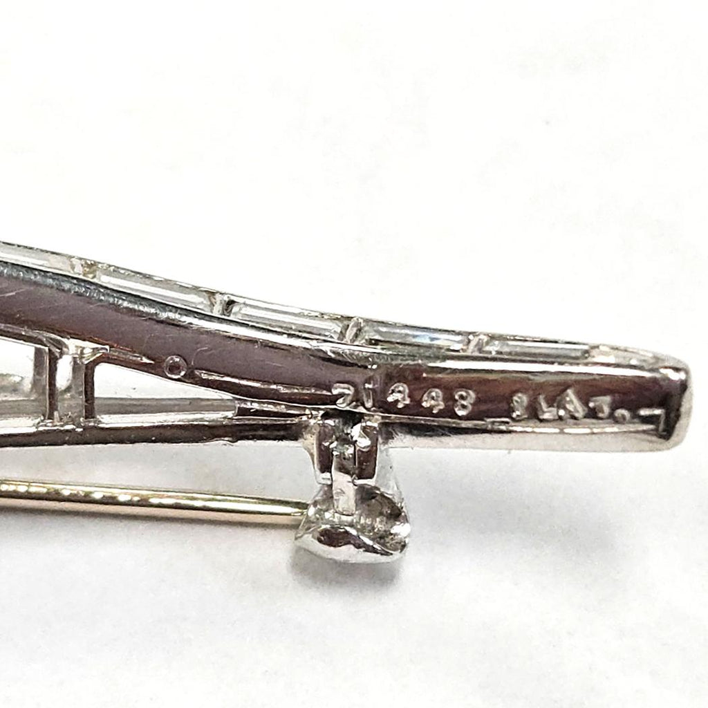 Oscar Heyman Platinum Diamond Floral Spray Brooch, 2.80 Carats Total Diamond Weight