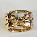 Bvlgari Parentesi Ring in 18k Yellow Gold, 11mm Band, Size 4.5, 9.8g MD-EB-0002
