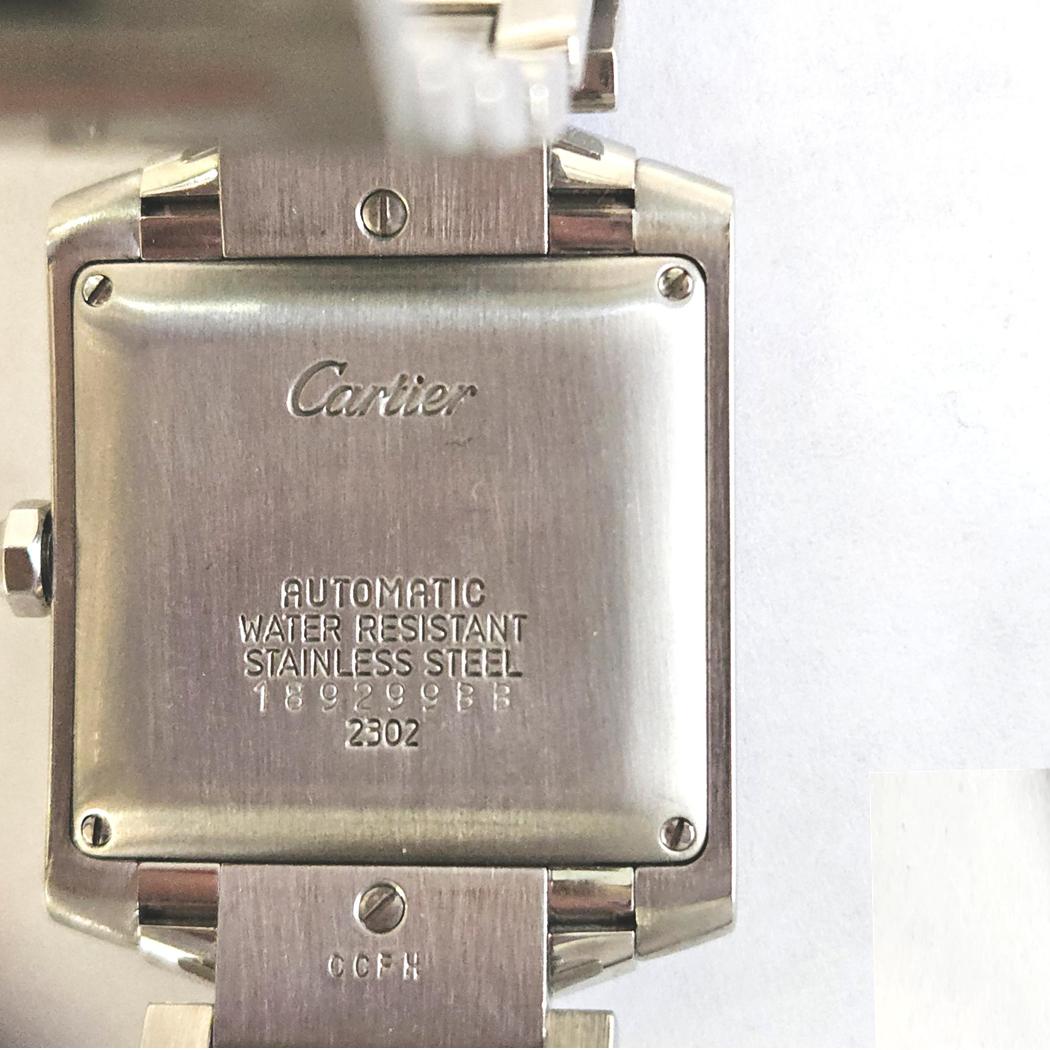 Cartier Tank Française Men’s Automatic Watch in Stainless Steel with Date, 28mm MD-EB0062