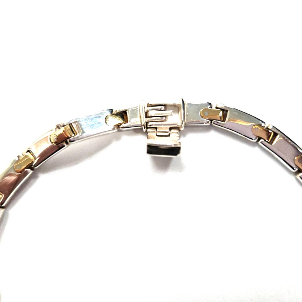 Tiffany & Co. Vintage Bar Link Necklace – 18K Yellow Gold & Sterling Silver, 45g  MD-EB-0025