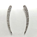 14kt White Gold Diamond Ear Climber Earrings – Stuller, USA   MF-EB-0264