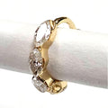 Maria Tash Invisible-Set Diamond Marquise Hoop Earring in 18kt Yellow Gold   MD-EB-0272