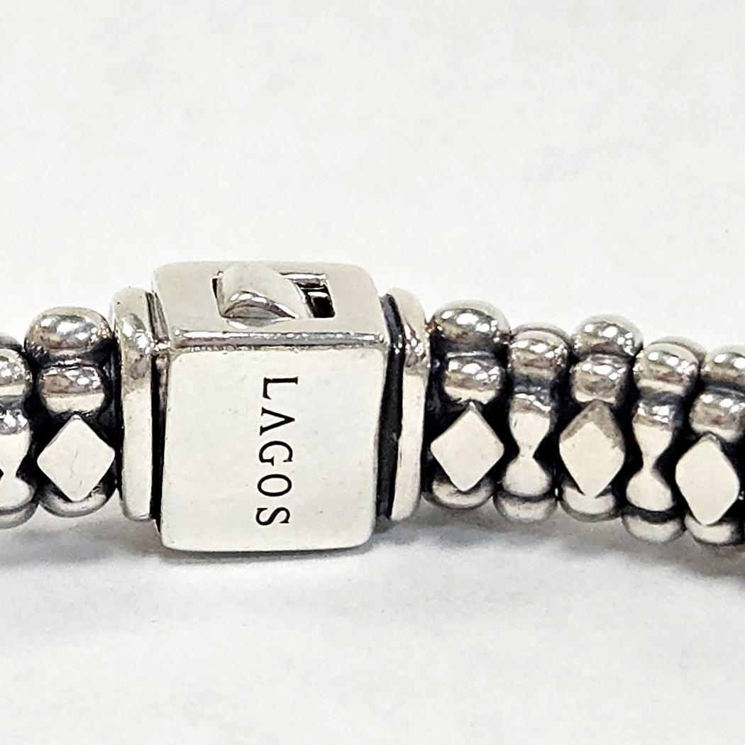 LAGOS Sterling Silver Caviar Collection Bracelet, 6.5"
