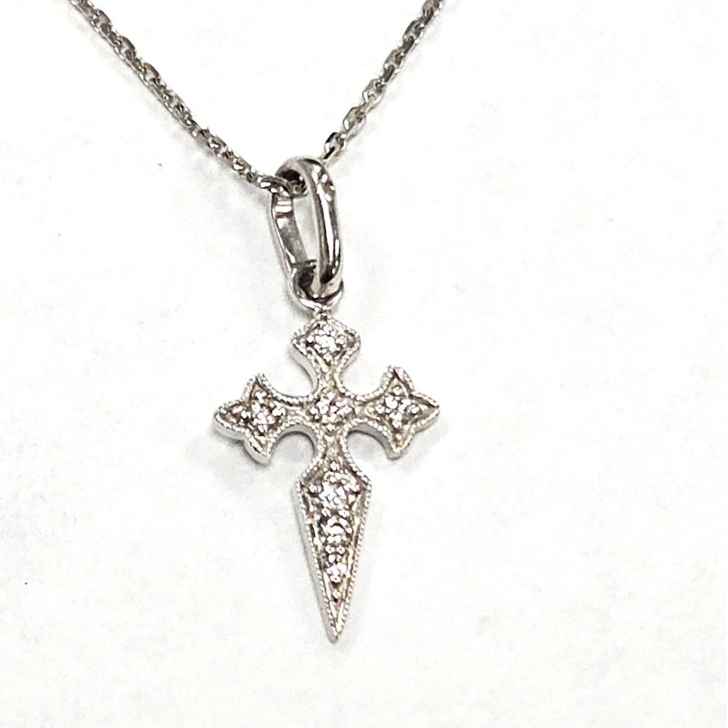 Stone Paris by Marie Poniatowski Diamond Cross Necklace Blood Diamond Collection MD-EB-0248
